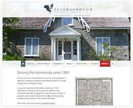 New Design for the PHS Hutchison House website